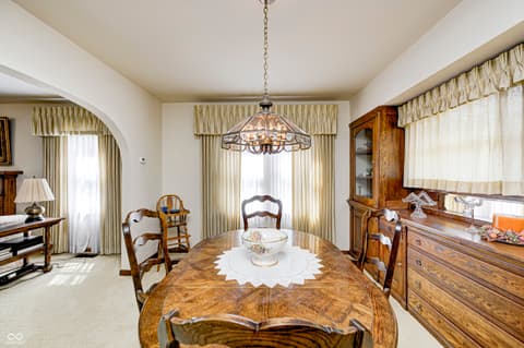 Dining room at 1000 S Jackson Street, Greencastle, IN