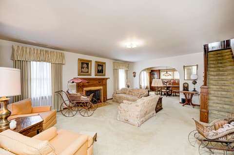 Living room at 1000 S Jackson Street, Greencastle, IN