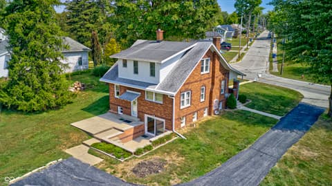 Aerial view at 1000 S Jackson Street, Greencastle, IN