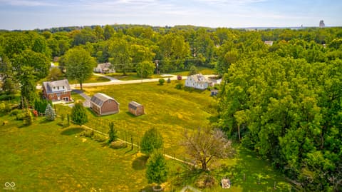 Aerial view at 1000 S Jackson Street, Greencastle, IN