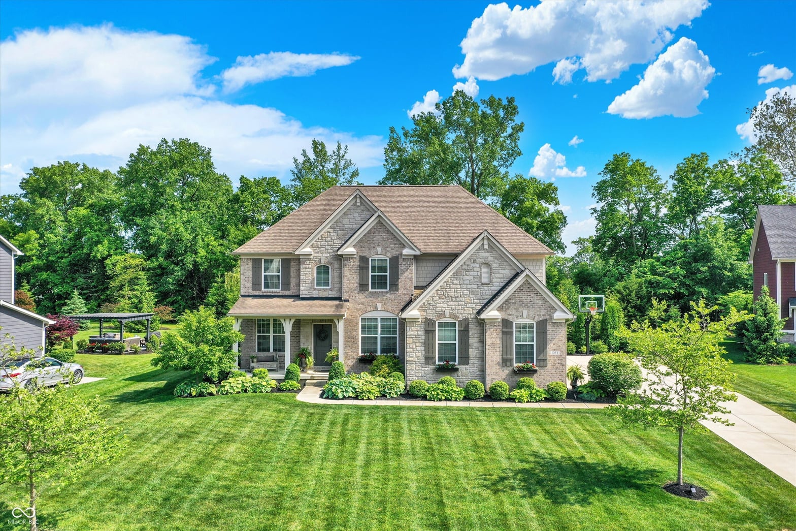 Front exterior at 1033 Windsor Estates Court, Westfield, IN