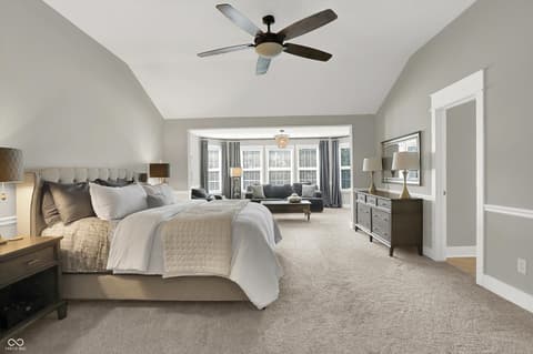 Primary bedroom at 1033 Windsor Estates Court, Westfield, IN