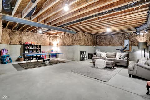 Basement at 1033 Windsor Estates Court, Westfield, IN