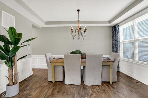 Dining room at 1033 Windsor Estates Court, Westfield, IN