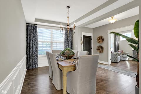 Dining room at 1033 Windsor Estates Court, Westfield, IN