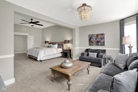 Primary bedroom at 1033 Windsor Estates Court, Westfield, IN