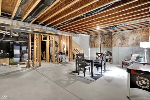 Basement at 1033 Windsor Estates Court, Westfield, IN