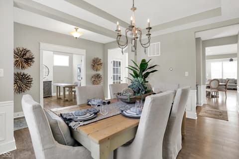 Dining room at 1033 Windsor Estates Court, Westfield, IN