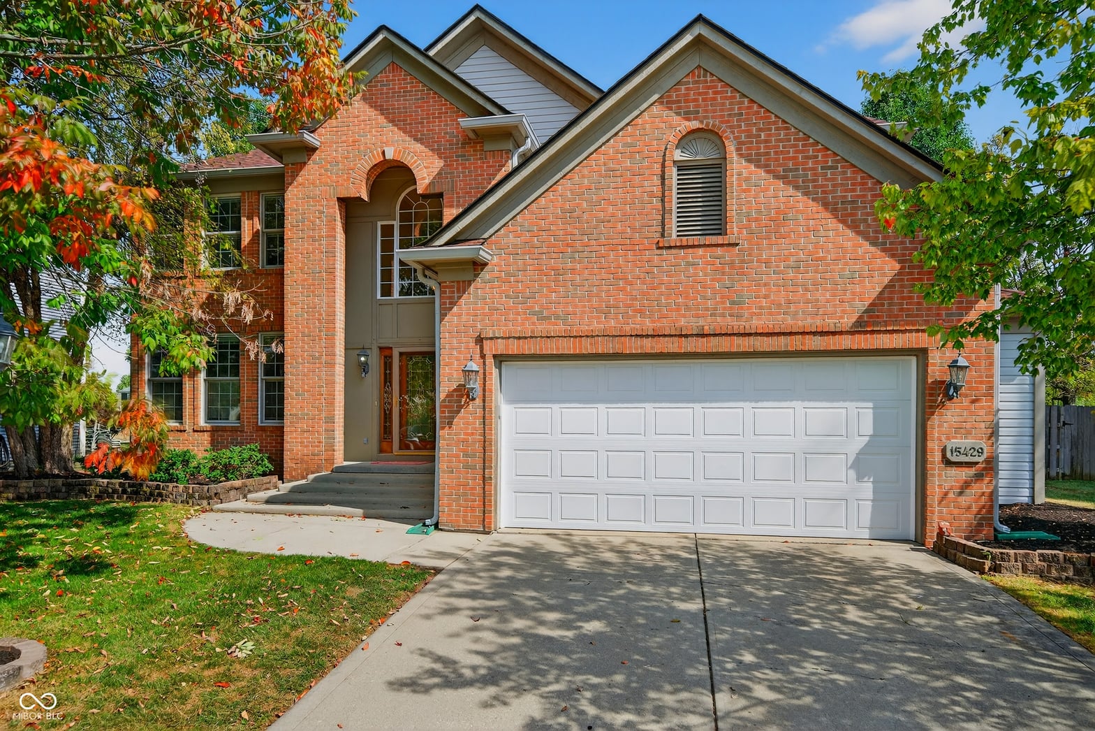 Front exterior at 15429 Cornflower Court, Westfield, IN