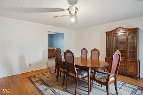 Dining room at 412 Ridgeview Drive, Salem, IN