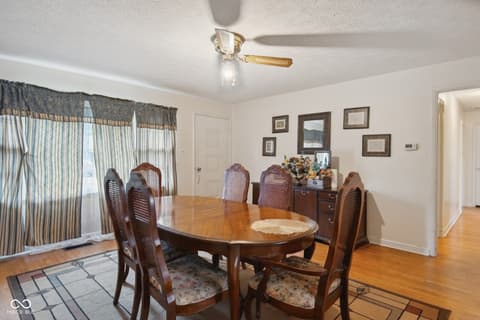 Dining room at 412 Ridgeview Drive, Salem, IN