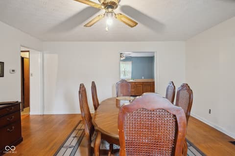 Dining room at 412 Ridgeview Drive, Salem, IN