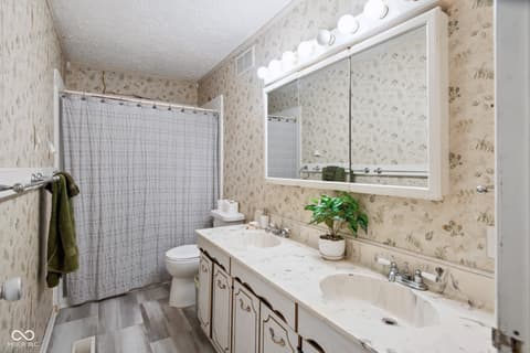 Bathroom at 412 Ridgeview Drive, Salem, IN