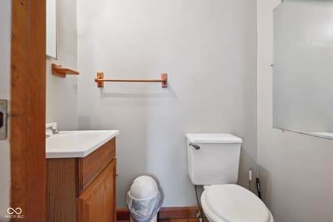 Bathroom at 412 Ridgeview Drive, Salem, IN