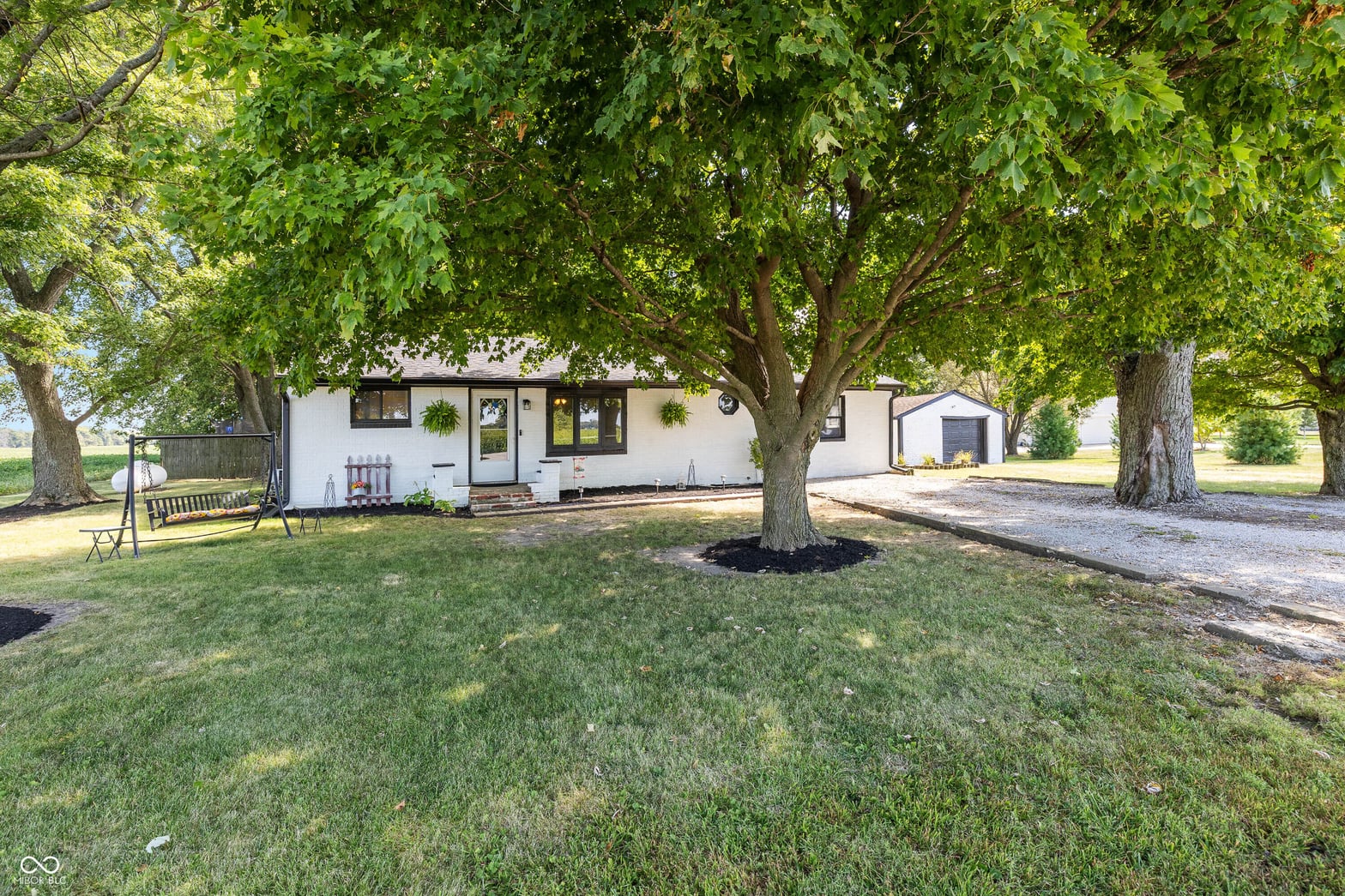 Front exterior at 6985 N County Road 50 W, Lizton, IN
