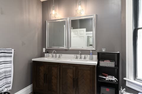 Bathroom at 609 Jefferson Street, Covington, IN