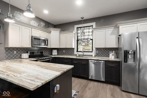 Kitchen at 609 Jefferson Street, Covington, IN