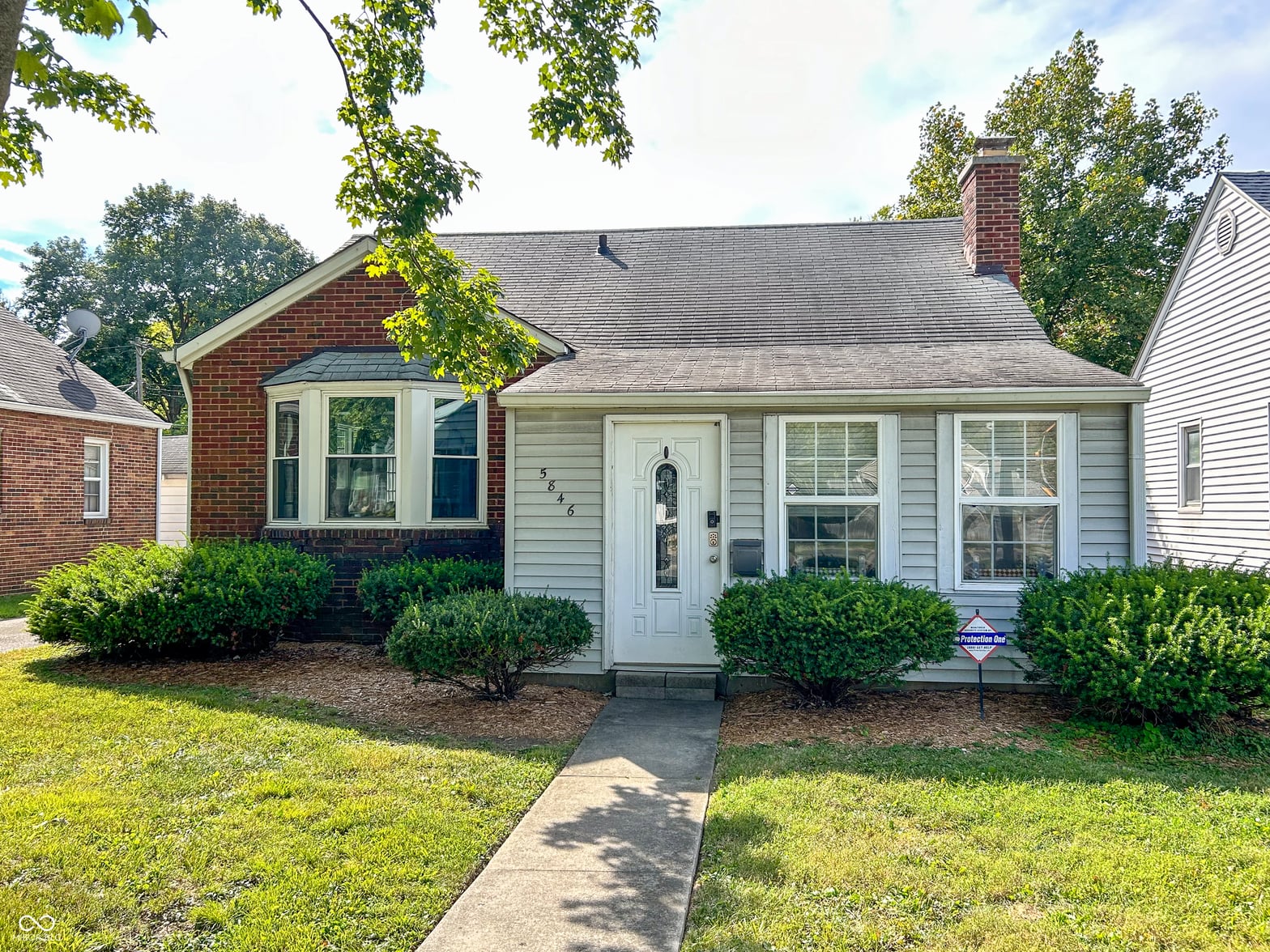 Front exterior at 5846 N Keystone Avenue, Indianapolis, IN