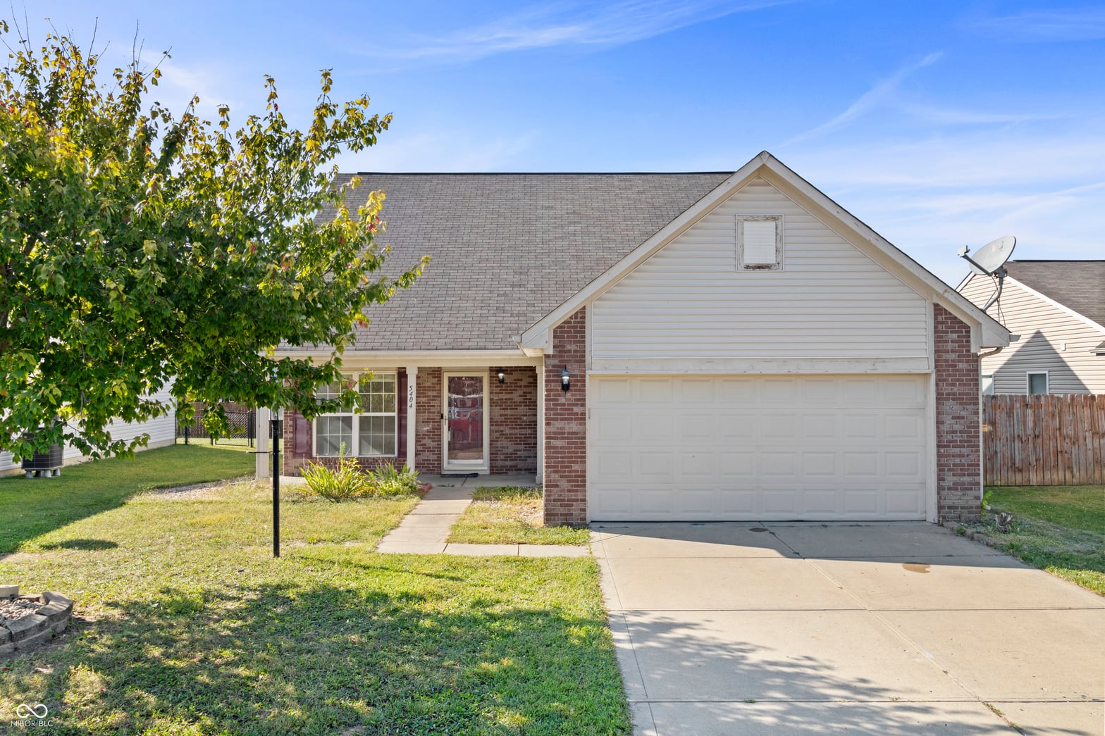 Front exterior at 5404 Himalayan Drive, Indianapolis, IN