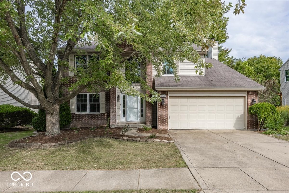 Front exterior at 10360 Sand Creek Boulevard, Fishers, IN