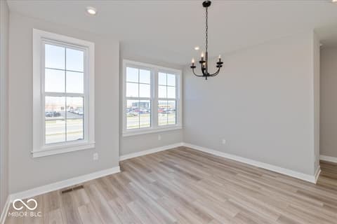 Dining room at 408 Elite Street, Westfield, IN