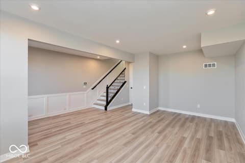Basement at 408 Elite Street, Westfield, IN