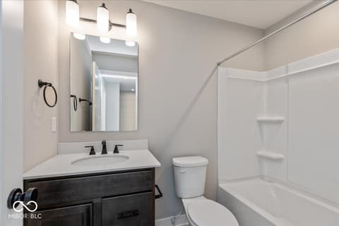 Bathroom at 408 Elite Street, Westfield, IN — Fresh bathroom with modern fixtures and clean design.