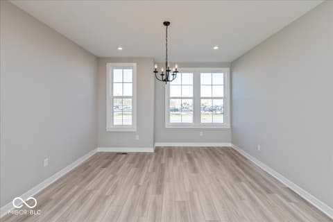 Dining room at 408 Elite Street, Westfield, IN