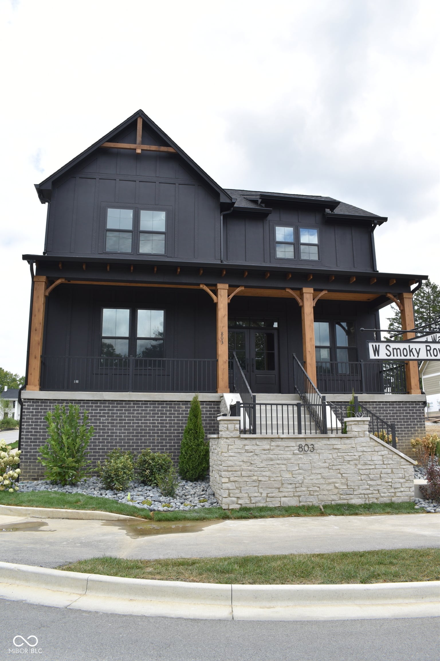 Front exterior at 803 Rosemary Gardens, Carmel, IN
