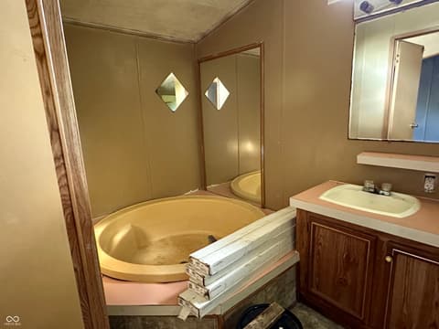 Primary bathroom at 71 Bubble Loo Road, Cloverdale, IN