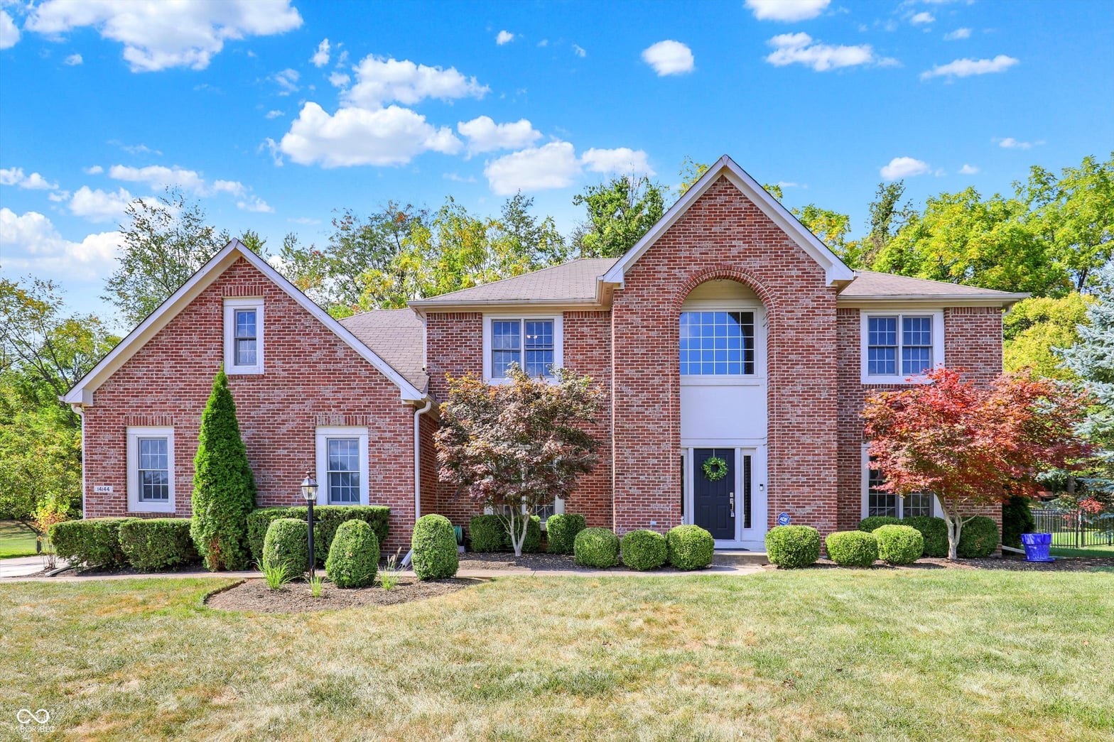 Front exterior at 14144 Blue Heron Drive, Carmel, IN