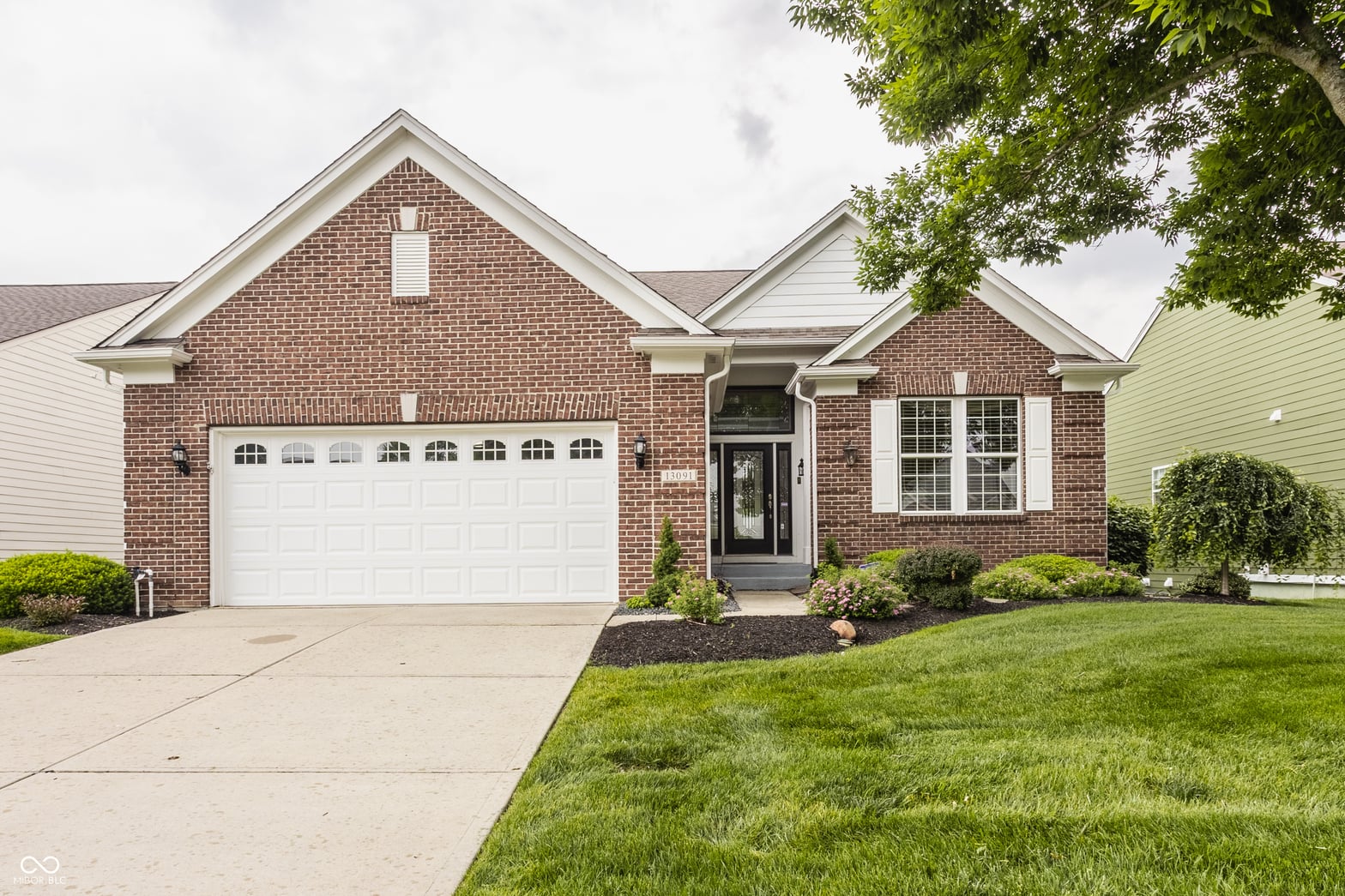 Front exterior at 13091 Duval Drive, Fishers, IN