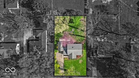 Aerial view at 2204 Pamela Drive, Indianapolis, IN