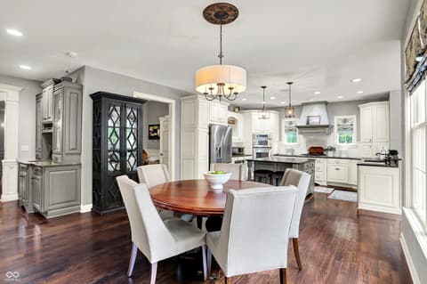 Dining room at 3752 Slippery Rock Court, Westfield, IN