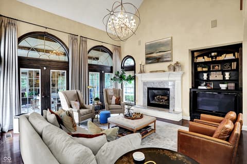 Living room at 3752 Slippery Rock Court, Westfield, IN