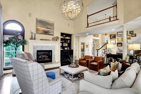 Living room at 3752 Slippery Rock Court, Westfield, IN
