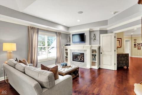 Living room at 3752 Slippery Rock Court, Westfield, IN