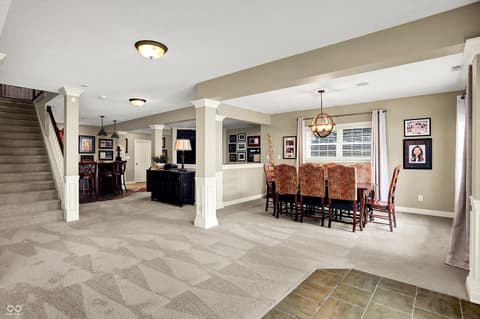 Dining room at 3752 Slippery Rock Court, Westfield, IN