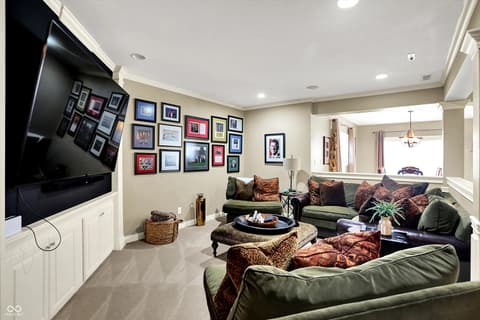 Living room at 3752 Slippery Rock Court, Westfield, IN