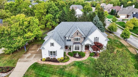 Front exterior at 3752 Slippery Rock Court, Westfield, IN