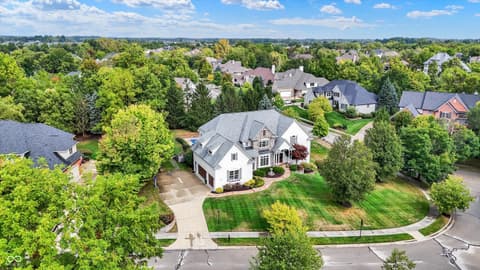 Aerial view at 3752 Slippery Rock Court, Westfield, IN