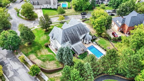 Aerial view at 3752 Slippery Rock Court, Westfield, IN