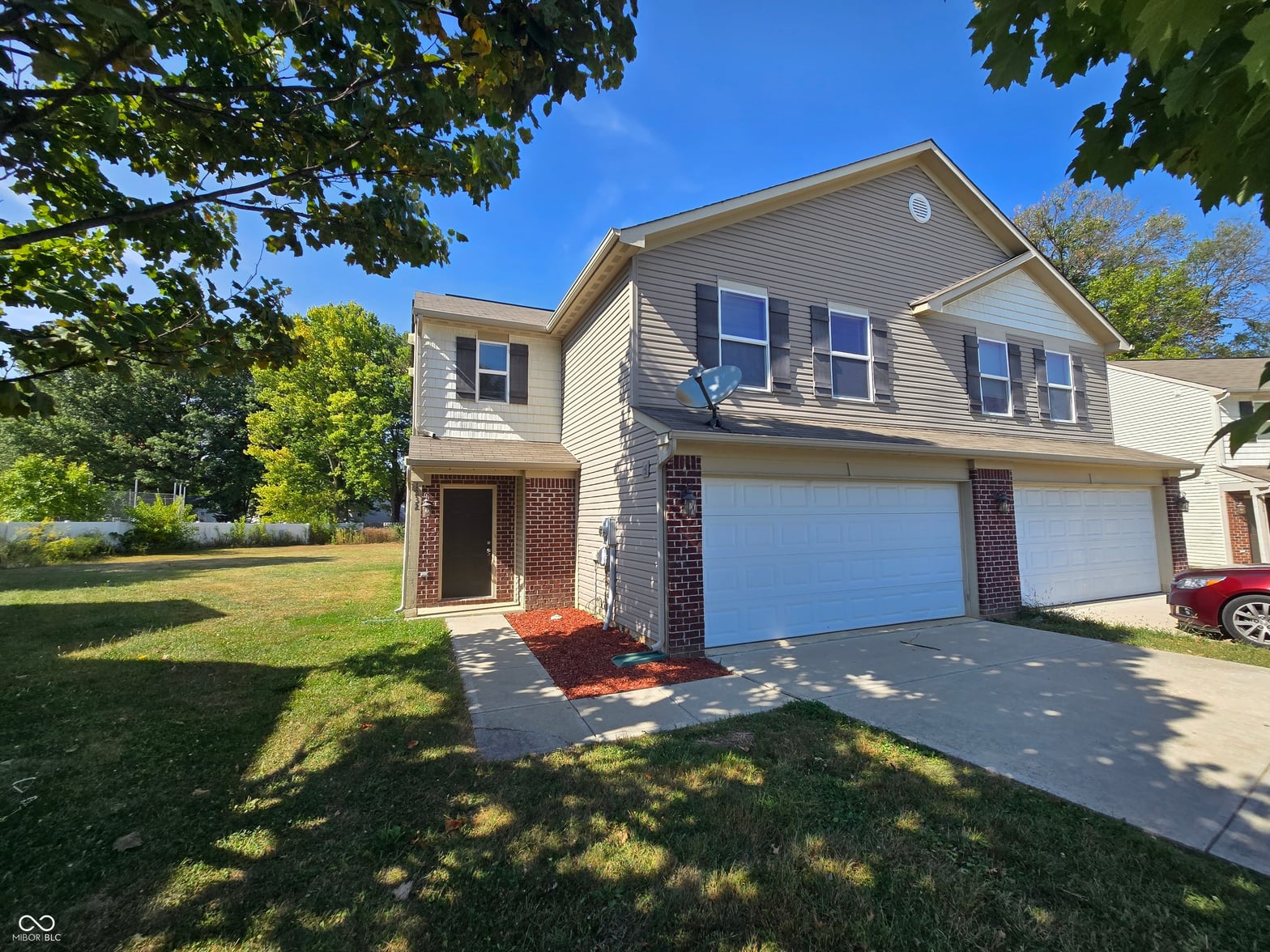 Front exterior at 1232 Topp Creek Drive, Indianapolis, IN