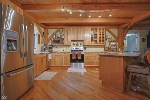 Kitchen at 9007 E Agate Avenue, Nashville, IN