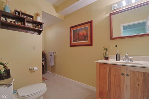 Bathroom at 9007 E Agate Avenue, Nashville, IN