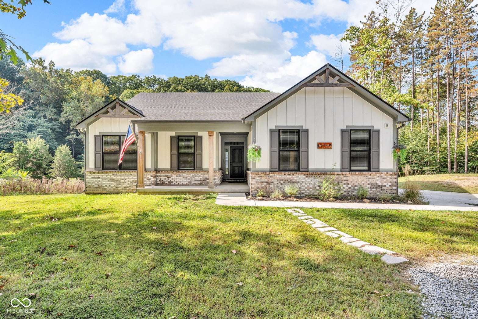 Front exterior at 4312 E Rembrandt Drive, Martinsville, IN