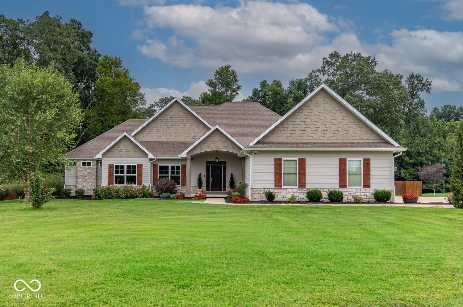 Front exterior at 6135 W Corral Way Drive, Bloomington, IN