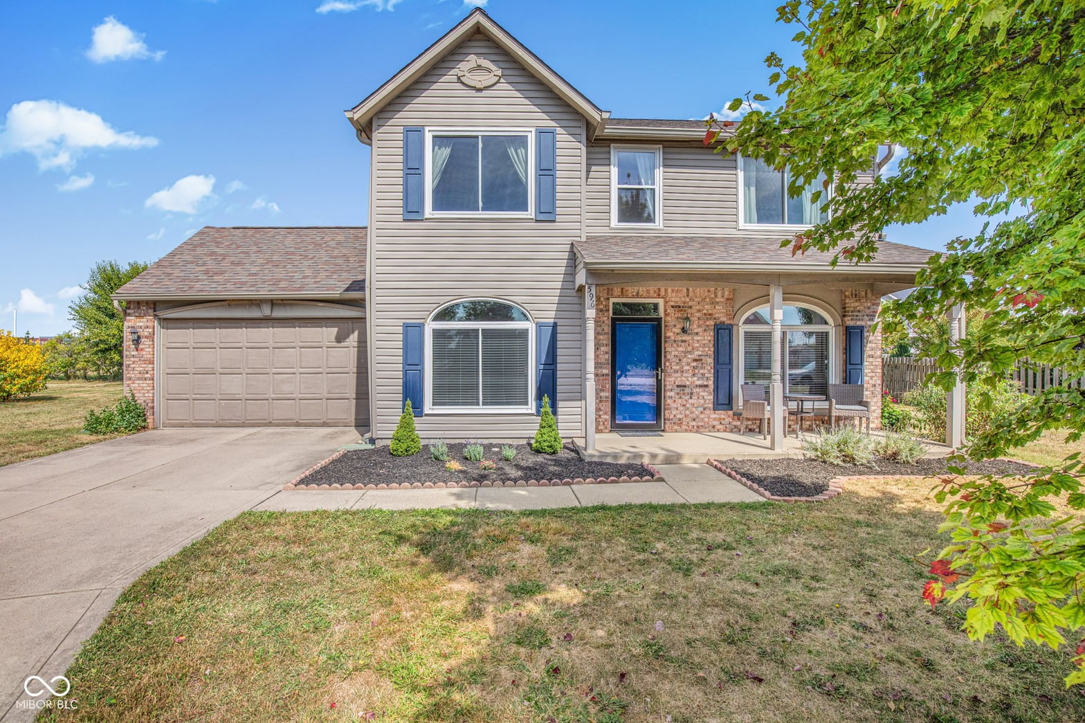 Front exterior at 596 Zephyr Way, Westfield, IN