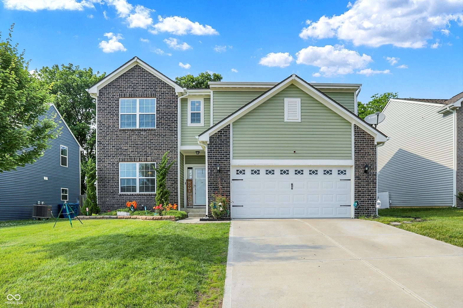Front exterior at 10902 Jimmy Lake Drive, Indianapolis, IN