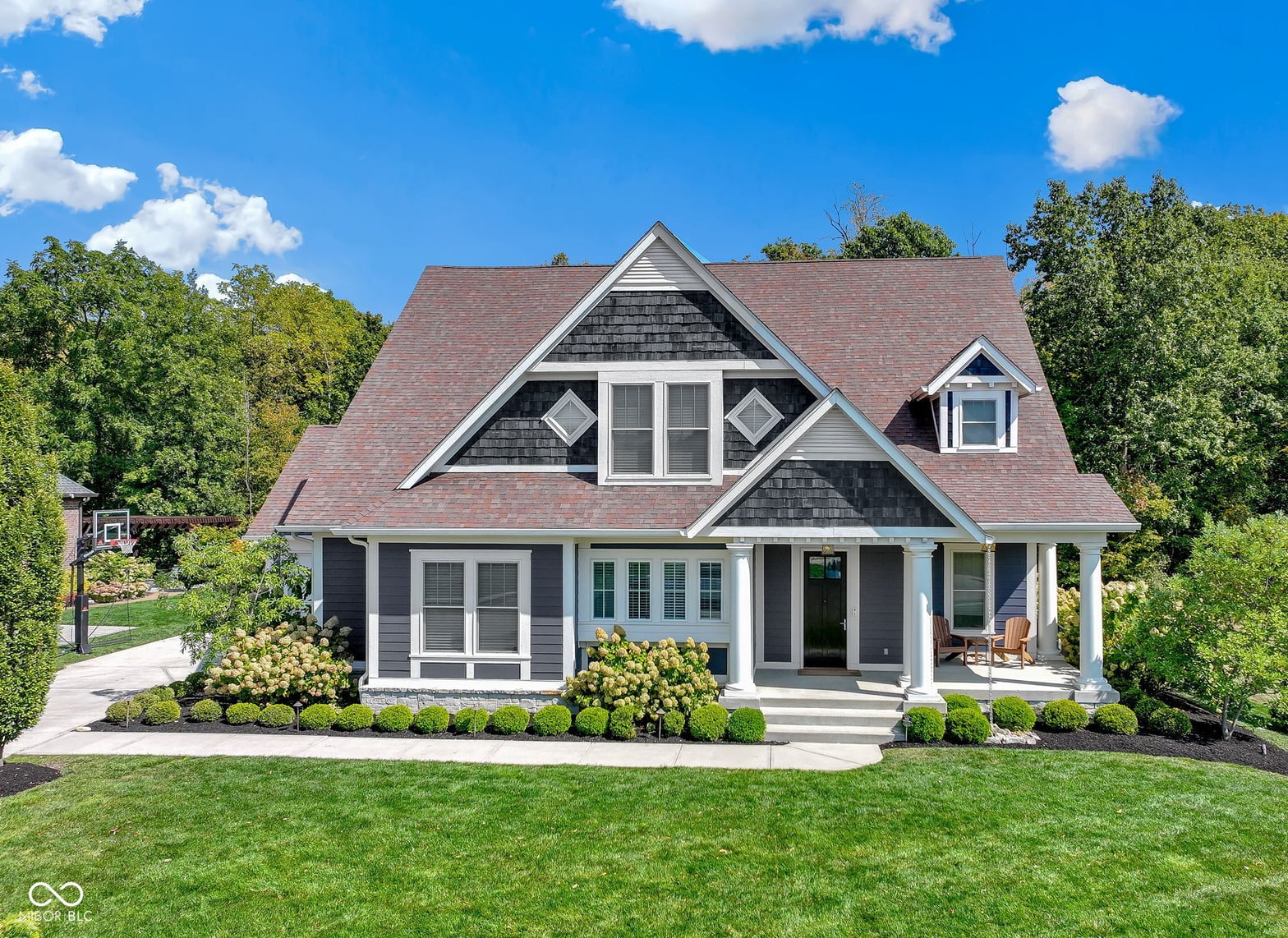 Front exterior at 1229 Skytag Drive, Carmel, IN